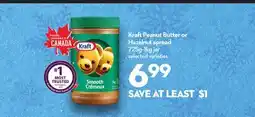 Longo's Kraft Peanut Butter or Hazelnut spread offer
