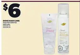 Loblaws DOVE HAIR CARE offer