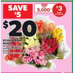 Loblaws ECUADORIAN ROSES offer