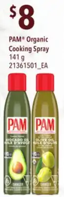 Loblaws PAM ORGANIC COOKING SPRAY, 141 G offer