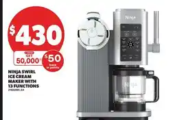 Loblaws NINJA SWIRL ICE CREAM MAKER WITH 13 FUNCTIONS offer