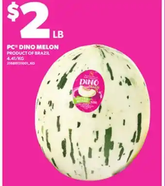 Loblaws PC DINO MELON offer