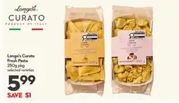 Longo's Curato Fresh Pasta offer