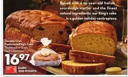 Longo's Dacasto Gran Pasticceria King's Cake offer