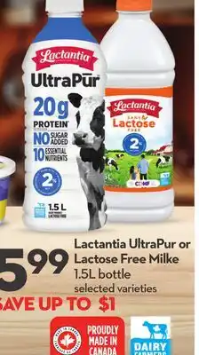 Longo's UltraPur or Lactose Free Milke offer