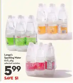 Longo's Sparkling Water offer