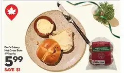 Longo's Don's Bakery Hot Cross Buns offer