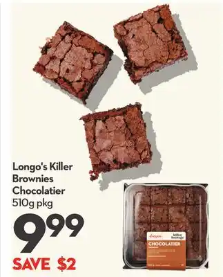 Longo's Longo's Killer Brownies Chocolatier offer