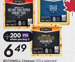 Sobeys BOTHWELL Cheeses offer