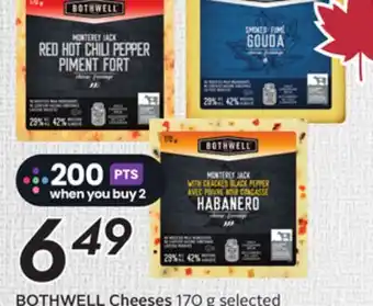 Sobeys BOTHWELL Cheeses offer