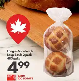 Longo's Sourdough Soup Bowls offer