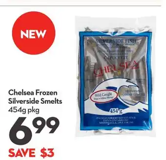 Longo's Chelsea Frozen Silverside Smelts offer