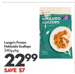 Longo's Frozen Hokkaido Scallops offer