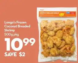 Longo's Frozen Coconut Breaded Shrimp offer