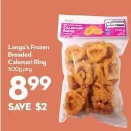 Longo's Frozen Breaded Calamari Ring offer