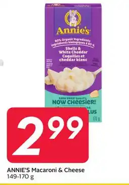 Sobeys ANNIE'S Macaroni & Cheese offer