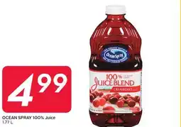 Sobeys OCEAN SPRAY 100% Juice offer