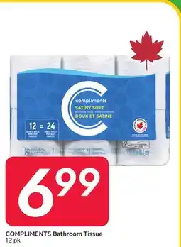 Sobeys COMPLIMENTS Bathroom Tissue offer