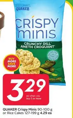 Sobeys QUAKER Crispy Minis offer