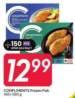 Sobeys COMPLIMENTS Frozen Fish offer