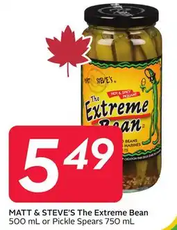 Sobeys MATT & STEVE'S The Extreme Bean offer