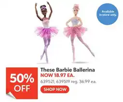 Toys R us These Barbie Ballerina offer