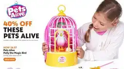 Toys R us Pets Alive Polly the Magic Bird offer