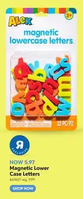 Toys R us Magnetic Lower Case Letters offer