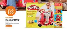 Toys R us Play-Doh Pizza Delivery Kids Scooter Play Set offer
