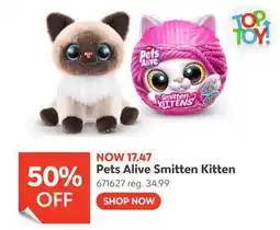 Toys R us Pets Alive Smitten Kitten offer