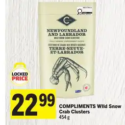 Foodland COMPLIMENTS WIld Snow Crab Clusters offer