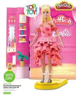 Toys R us Play-Doh Barbie Designer Fashion Show Play Set offer