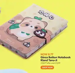 Toys R us Ginza Button Notebook Kland Tanu-Ji offer