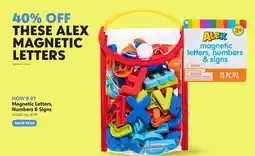 Toys R us Magnetic Letters, Number & Signs offer