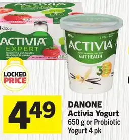 Foodland DANONE Activia Yogurt offer