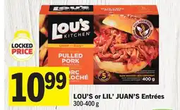 Foodland LOU'S or LIL' JUAN'S Entrées offer