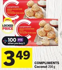 Foodland COMPLIMENTS Coconut offer