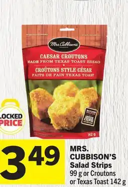 Foodland MRS. CUBBISON'S Salad Strips offer