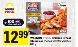 Foodland WATSON RIDGE Chicken Breast Chunks or Pieces offer