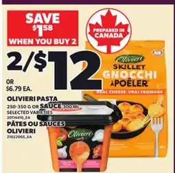 Independent Grocer OLIVIERI PASTA 250-350 G OR SAUCE 300 ML offer