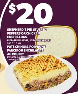 Independent Grocer SHEPHERD'S PIE, STUFFED PEPPERS OR CHICKEN ENCHILADAS, 990 G -1.3 KG offer