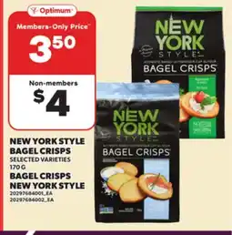 Independent Grocer NEW YORK STYLE BAGEL CRISPS, 170 G offer