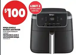 Independent Grocer NINJA SINGLE BASKET AIR FRYER, 5 QUART offer