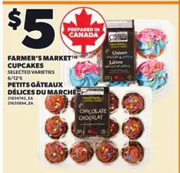 Independent Grocer FARMER'S MARKET CUPCAKES, 6/12'S offer