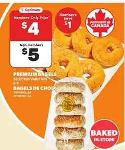 Independent Grocer PREMIUM BAGELS offer