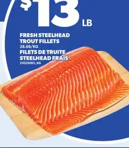Independent Grocer FRESH STEELHEAD TROUT FILLETS offer