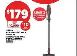 Independent Grocer SHARK CORDLESS PET STICK VACUUM offer