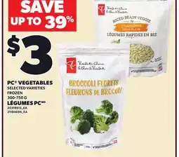 Independent Grocer PC VEGETABLES, 300-750 G offer