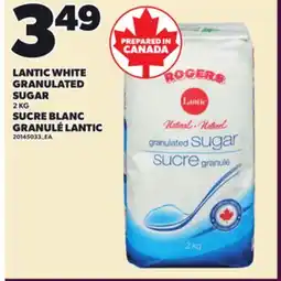 Independent Grocer LANTIC WHITE GRANULATED SUGAR, 2 KG offer