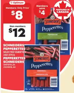 Independent Grocer SCHNEIDERS PEPPERETTES, 250-375 G offer